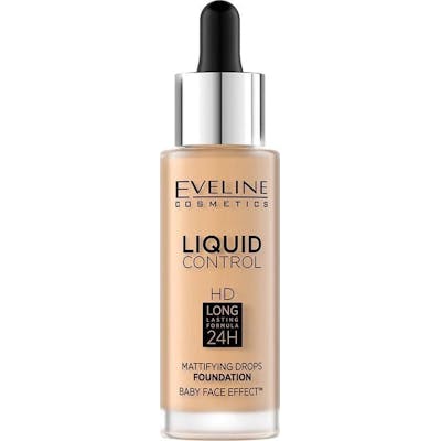 Eveline Liquid Control Foundation With Dropper 0160 Vanilla Beige 32 ml