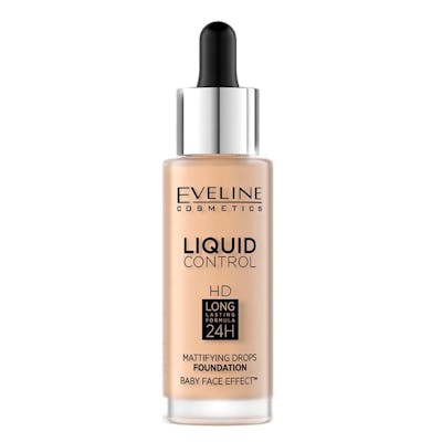 Eveline Liquid Control Foundation With Dropper  011 Natural 32 ml