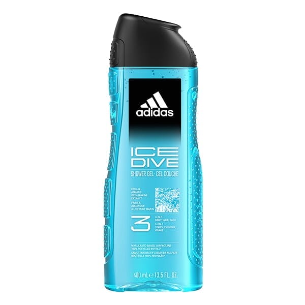 Adidas 3 in 1 Ice Dive Showergel 400 ml