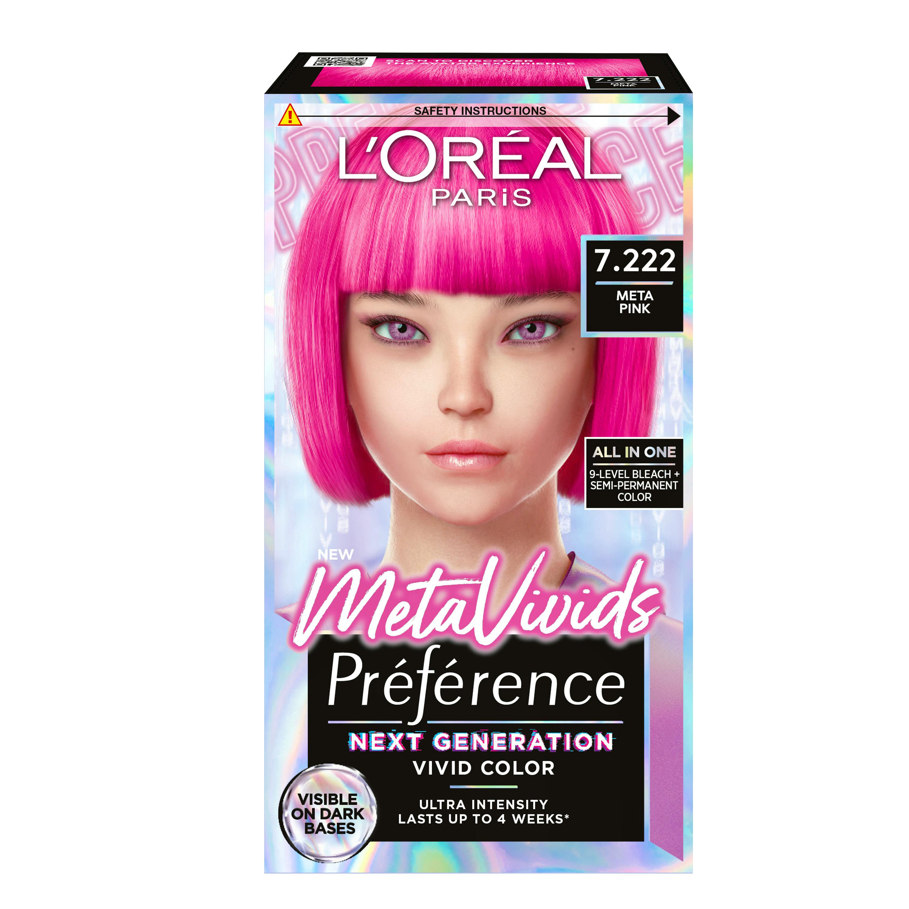 L'Or&eacute;al Paris Recital Pr&eacute;f&eacute;rence Metavivids 7.222 Meta Pink 1 st
