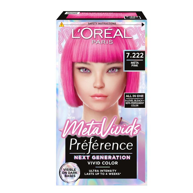 L&#039;Oréal Paris Recital Préférence Metavivids 7.222 Meta Pink 1 kpl