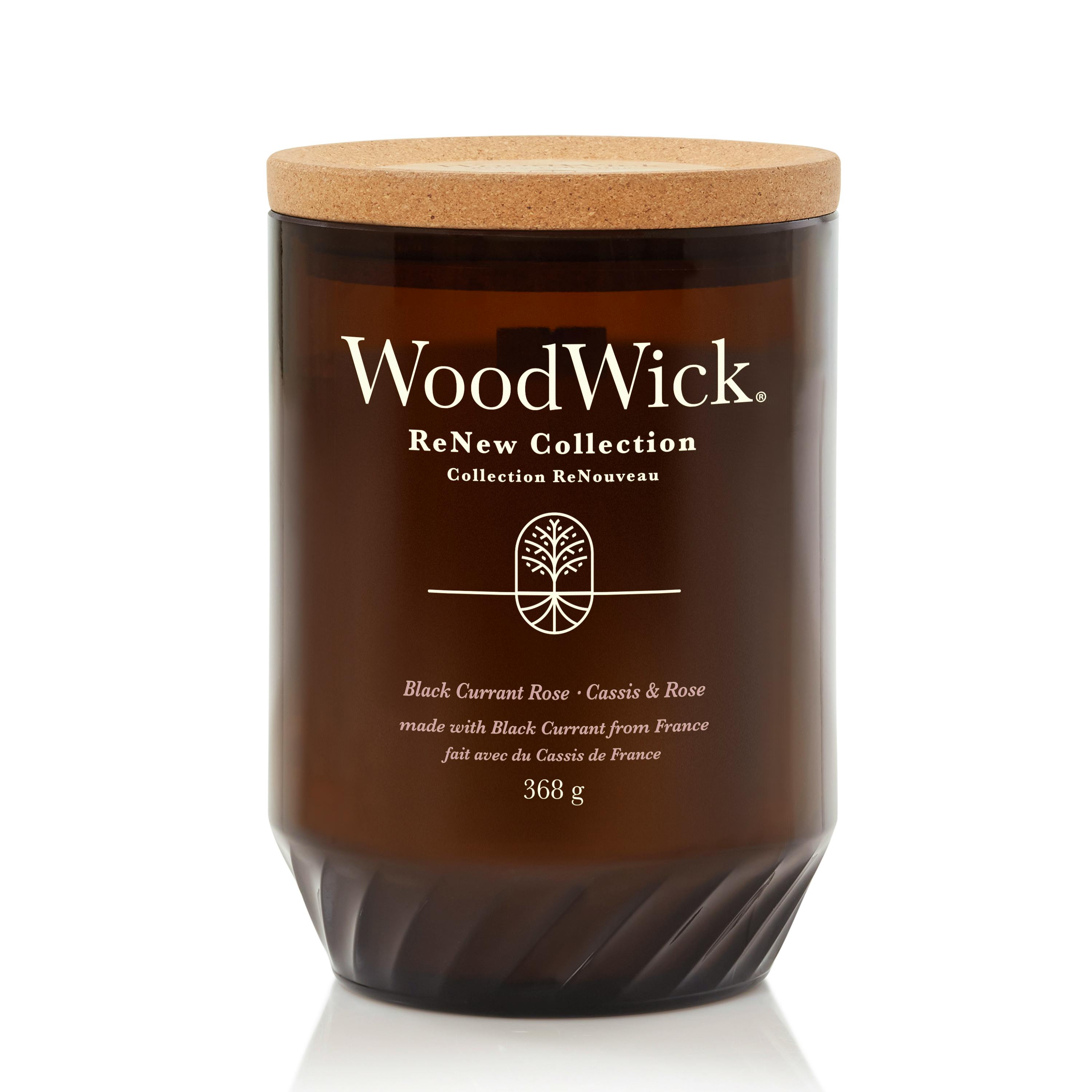 WoodWick Renew Scented Candle Black Currant & Rose 368 g