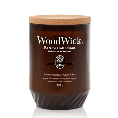 WoodWick Renew Geurkaars Black Currant &amp; Rose 368 g