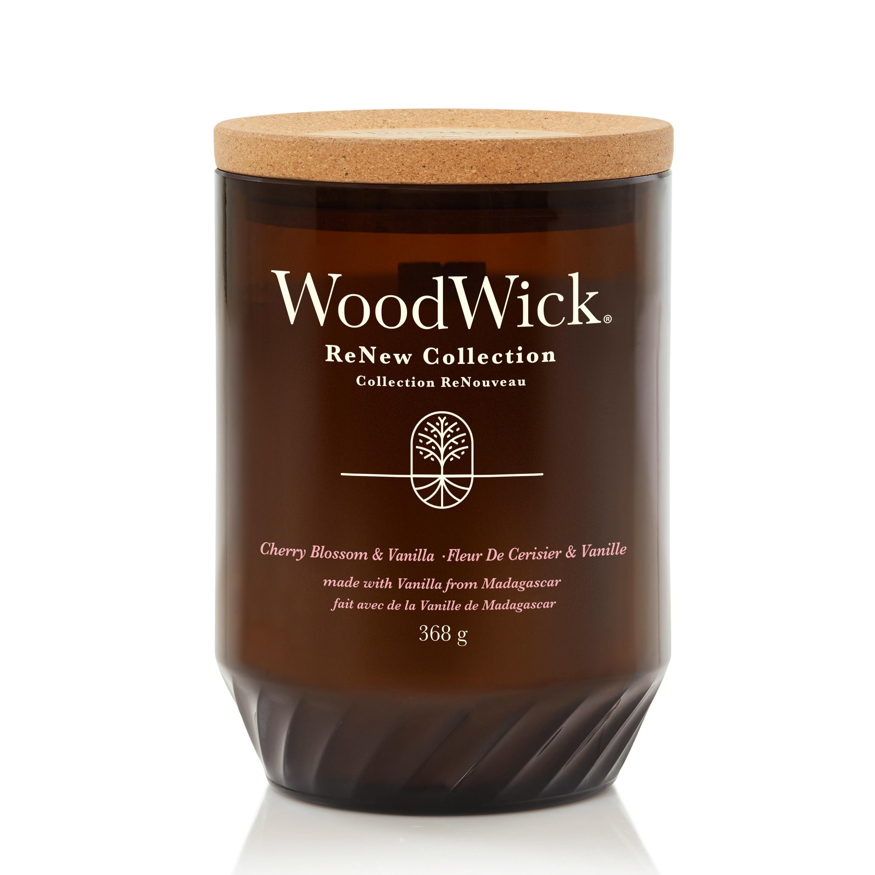 WoodWick Renew Scented Candle Cherry Blossom & Vanilla 368 g