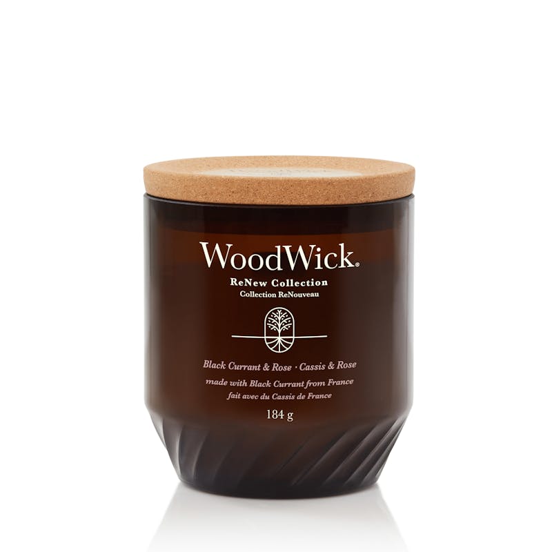 WoodWick Renew Scented Candle Black Currant &amp; Rose 184 g