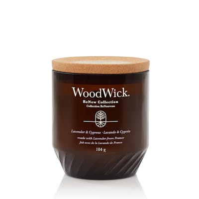 WoodWick Renew Geurkaars Lavender &amp; Cypress 184 g