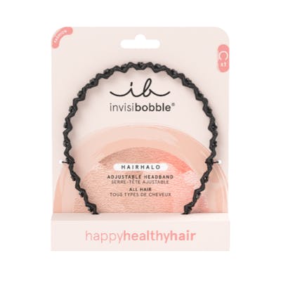 Invisibobble Hairhalo Adjustable Black Headband 1 stk