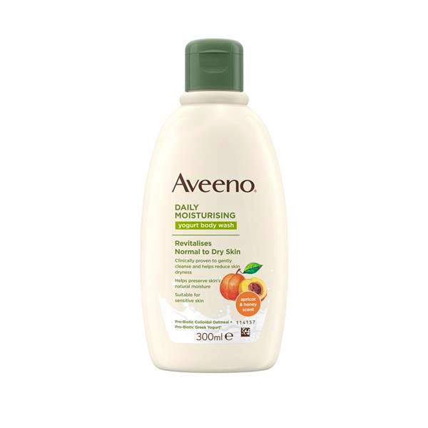 Aveeno Daily Moisturising Yogurt Bodywash Apricot 300 ml