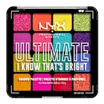 NYX Ultimate Shadow Palette 16-Pan 04W I Know Thats Bright 1 kpl