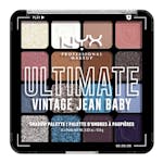 NYX Ultimate Shadow Palette 16-Pan 01W Vintage Jean Baby 1 stk