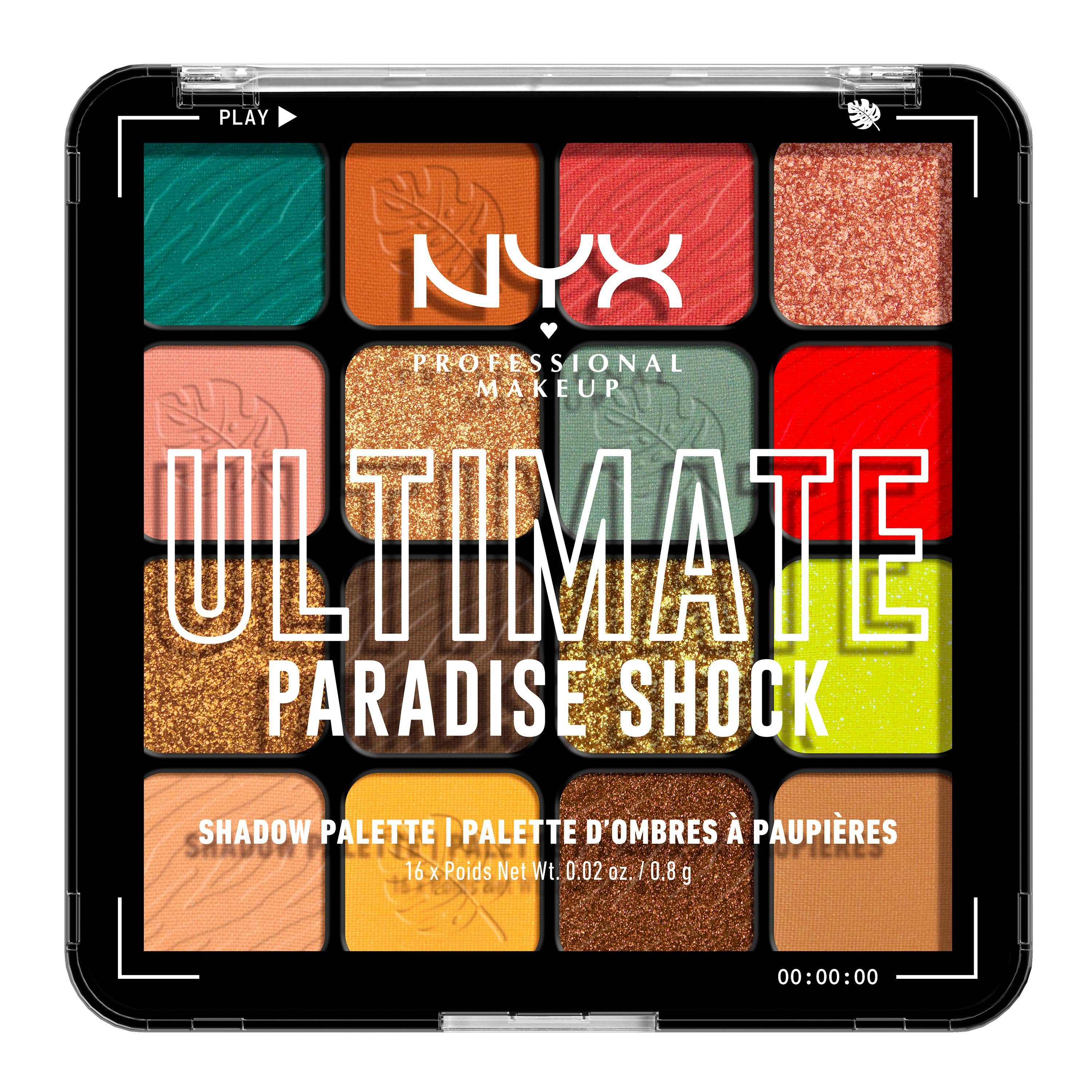 NYX Professional Make-Up Ultimate Shadow Palette 16-Pan 02W Paradise Shock 1 st
