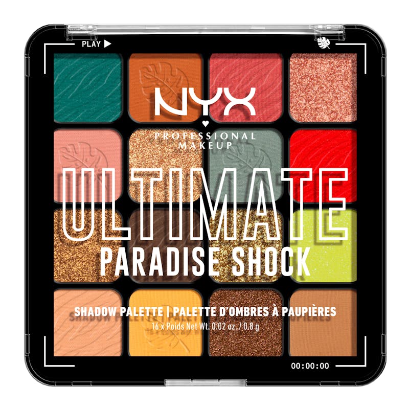 NYX Ultimate Shadow Palette 16-Pan 02W Paradise Shock 1 pcs