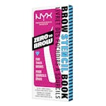 NYX Zero To Brow Stencil For Thick Brows 1 kpl