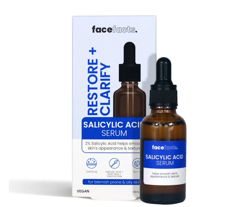 Face Facts Facial Serum Salicylic Acid 30 Ml 3 96 Face Facts Facial Serum Salicylic Acid 30 Ml 3 96