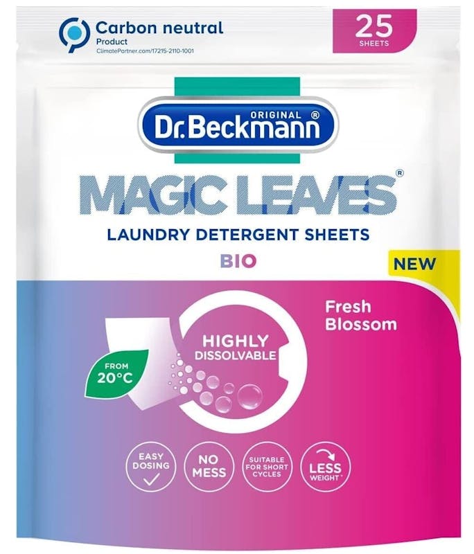 Dr. Beckmann Magic Laat Wasmiddelbladen Lijken 25 st