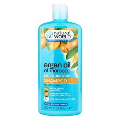 Natural World Moroccan Argan Oil Moisture Repair Shampoo 500 ml