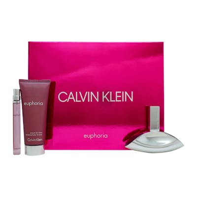 Calvin Klein Euphoria EDP &amp; Sensual Body Lotion Set 10 ml + 50 ml + 100 ml