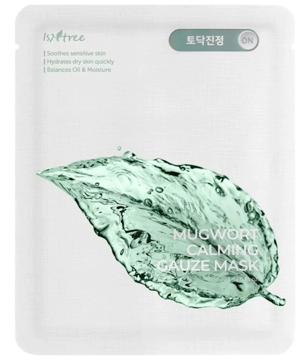Isntree Mugwort Calming Gauze Mask 1 st