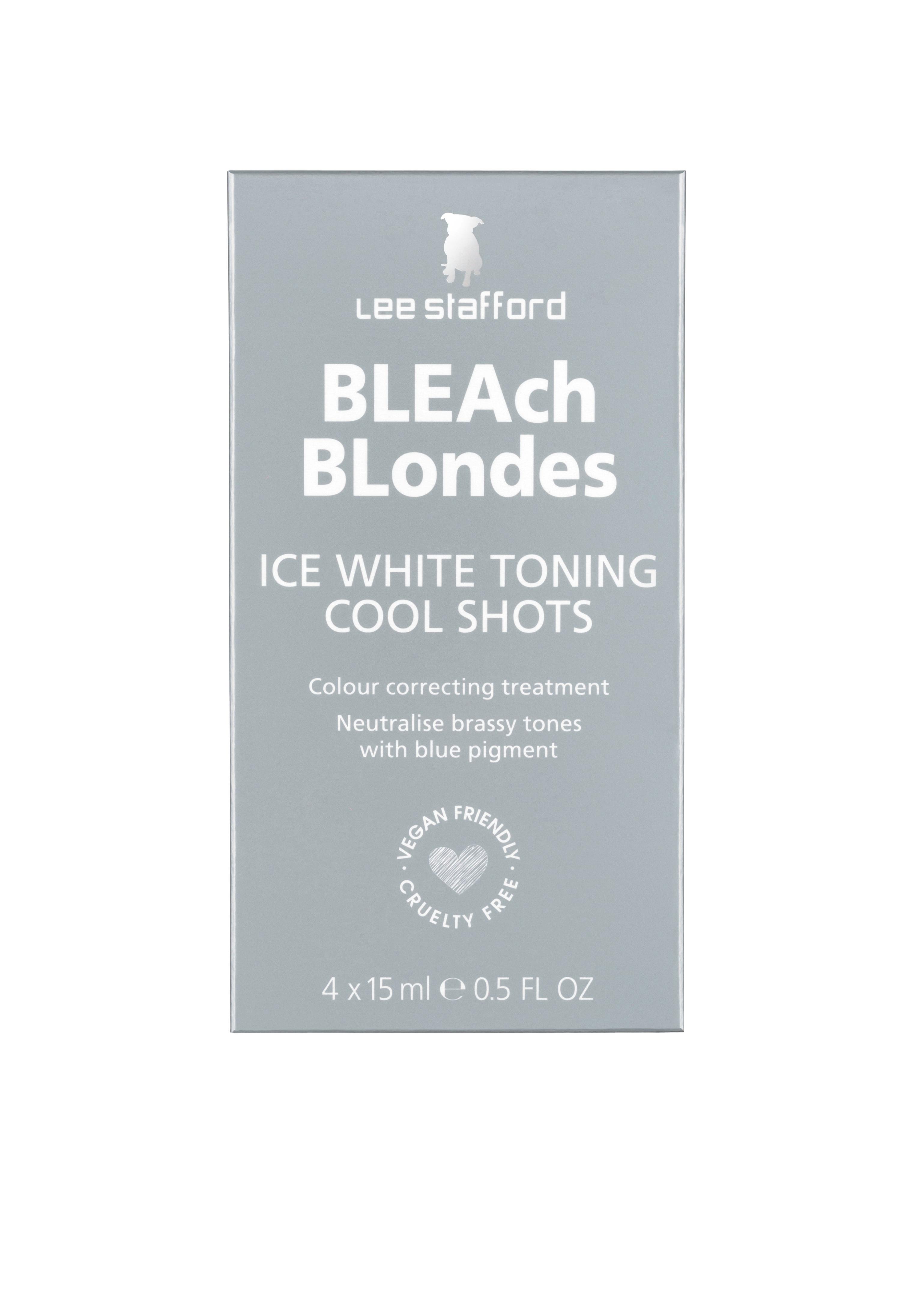 Lee Stafford Bleach Blondes Ice White Cool Shots 4 x 15 ml