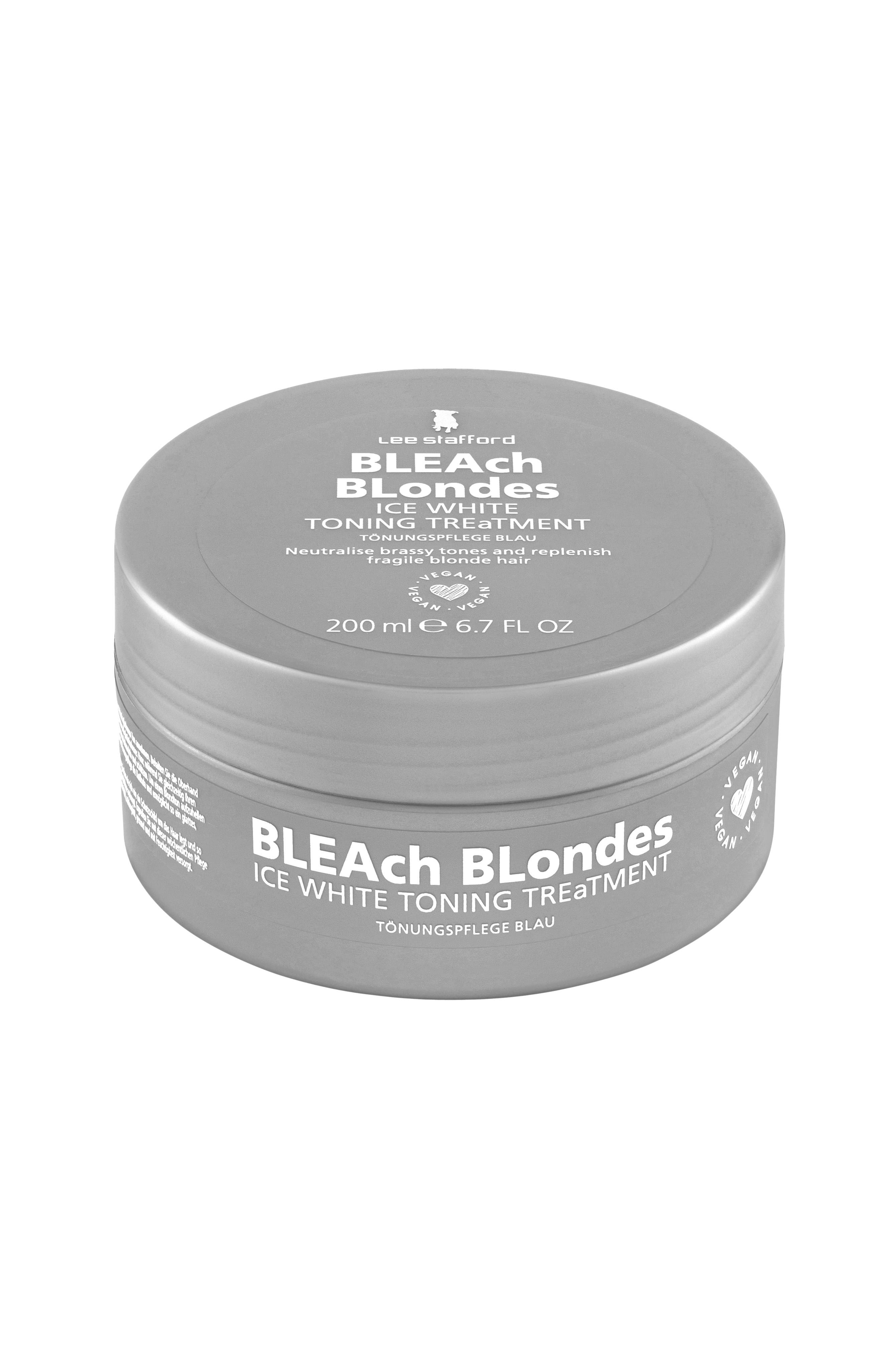 Lee Stafford Bleach Blondes Ice White Toning Treatment Mask 200 ml