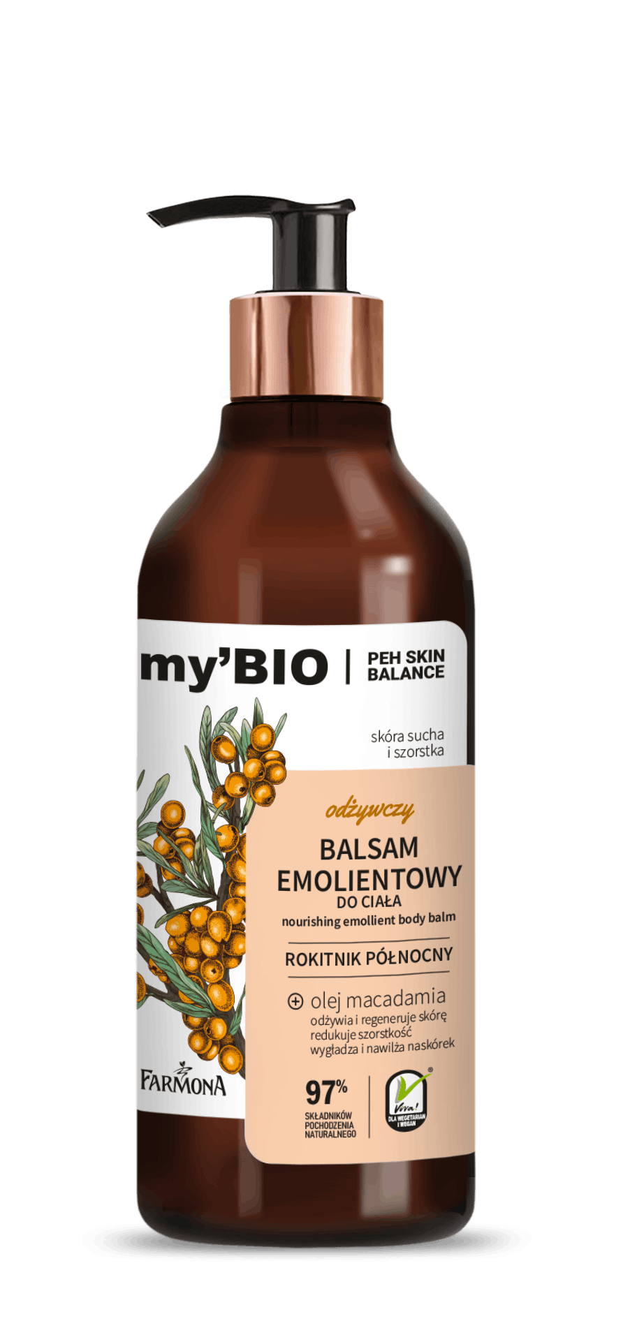 Farmona MY'BIO Nourishing Emolient Body Balm Northern Sea Buckthorn 400