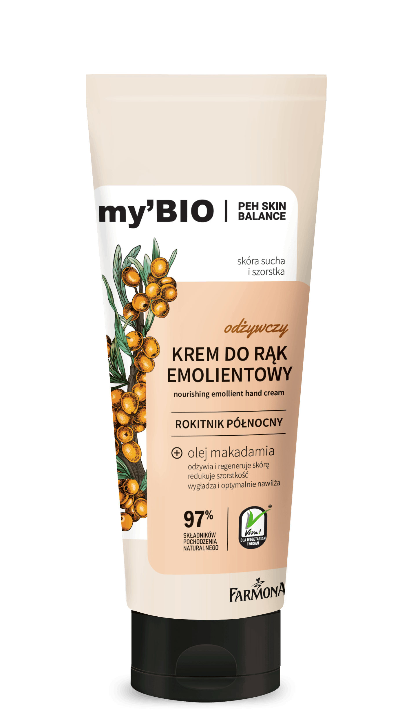 Farmona MY'BIO Nourishing Emolient Hand Cream Northern Sea Buckthorn