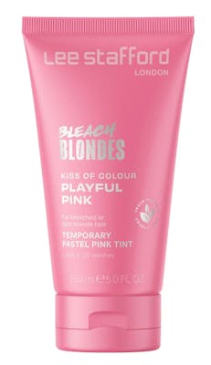 Lee Stafford Bleach Blondes Kiss Of Colour Temporary Colour Treatment Playful Pink 150 ml
