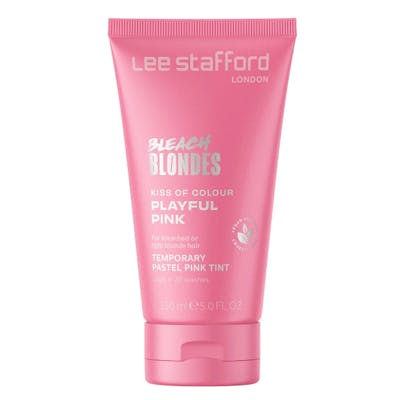 Lee Stafford Bleach Blondes Kiss Of Colour Temporary Colour Treatment Playful Pink 150 ml