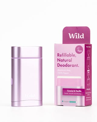 Wild Purple Case and Coconut &amp; Vanilla Deo Starter Pack 40 g