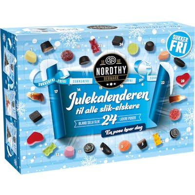Nordthy Sugar Free Candy Joulukalenteri 442 g