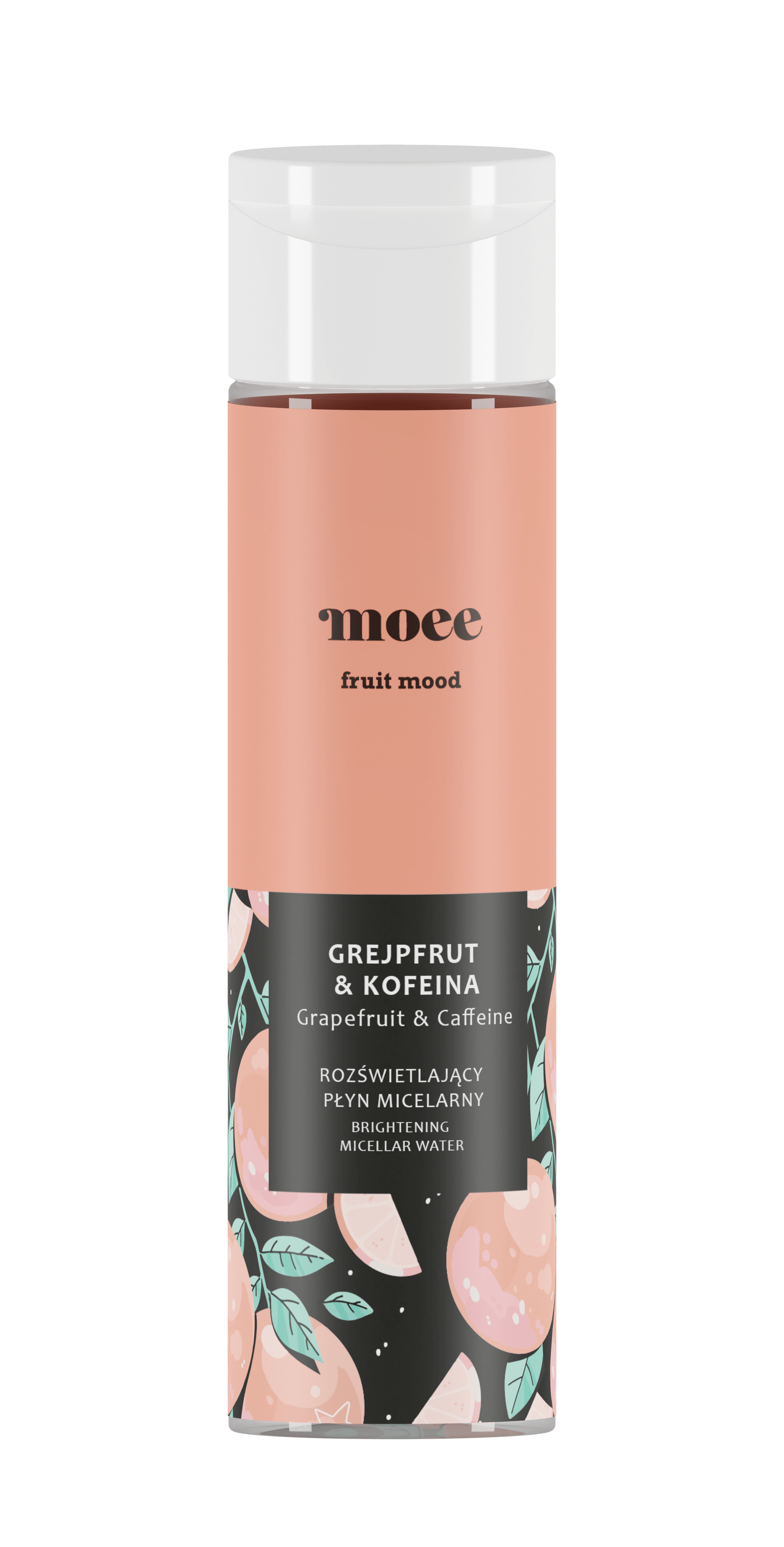 moee Fruit Mood Grapefruit & Caffeine Brightening Micellar Water 250 ml