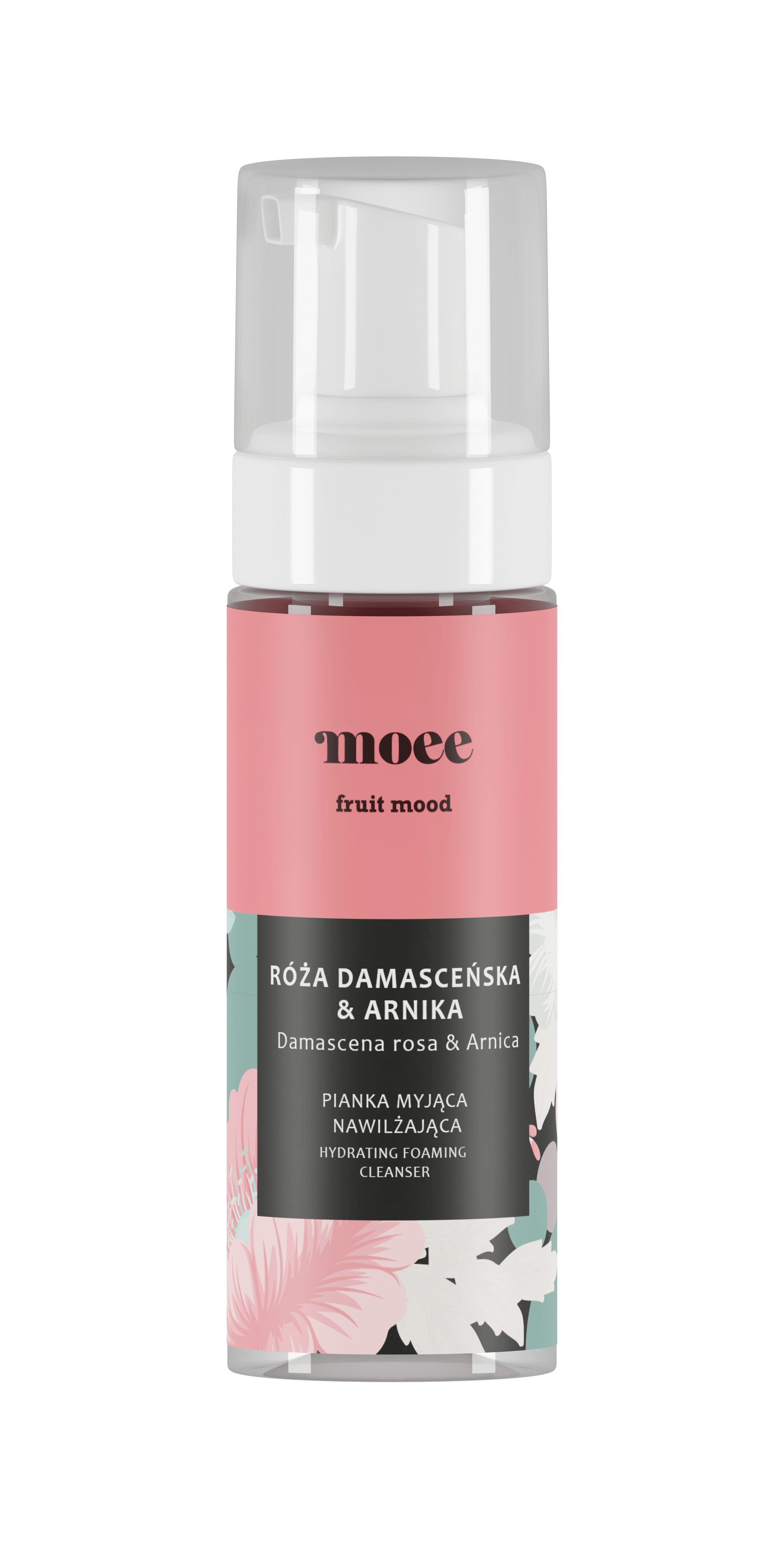 moee Fruit Mood Damascena Rosa & Arnica Hydrating Foaming Cleanser 150 ml