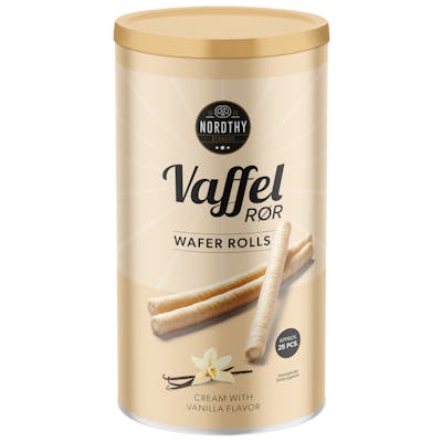 Nordthy Wafer Rolls Vanilla 250 g