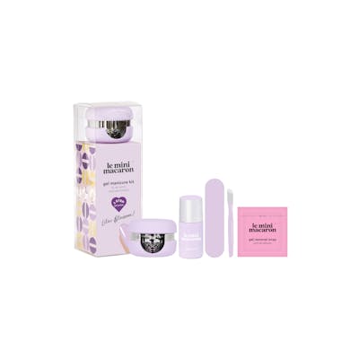 Le mini macaron Gel Manicure Kit Lilac Blossom 8,5 ml + 4 stk