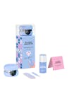 Le mini macaron Gel Manicure Kit Fleur Bleue 8,5 ml + 4 pcs