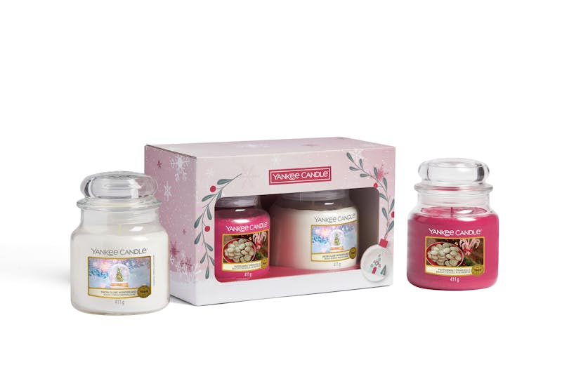 Yankee Candle  Medium Jar Christmas Gift Set 2 pcs