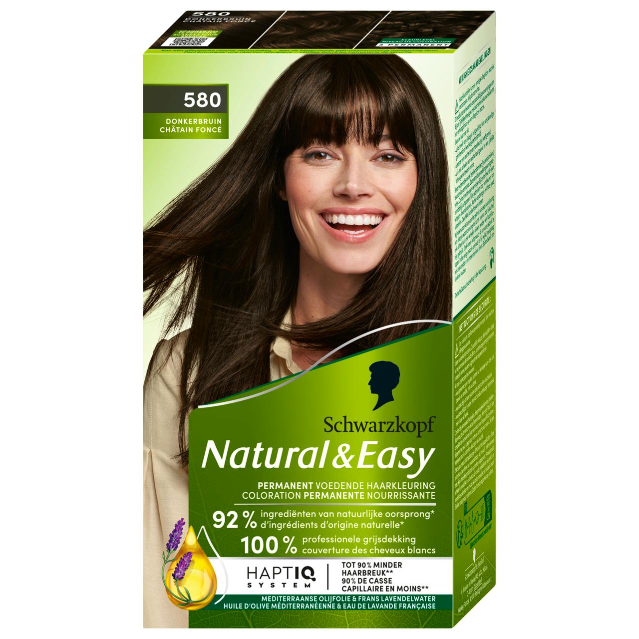 Schwarzkopf Natural & Easy 580 Velvet Dark Brown 1 pcs