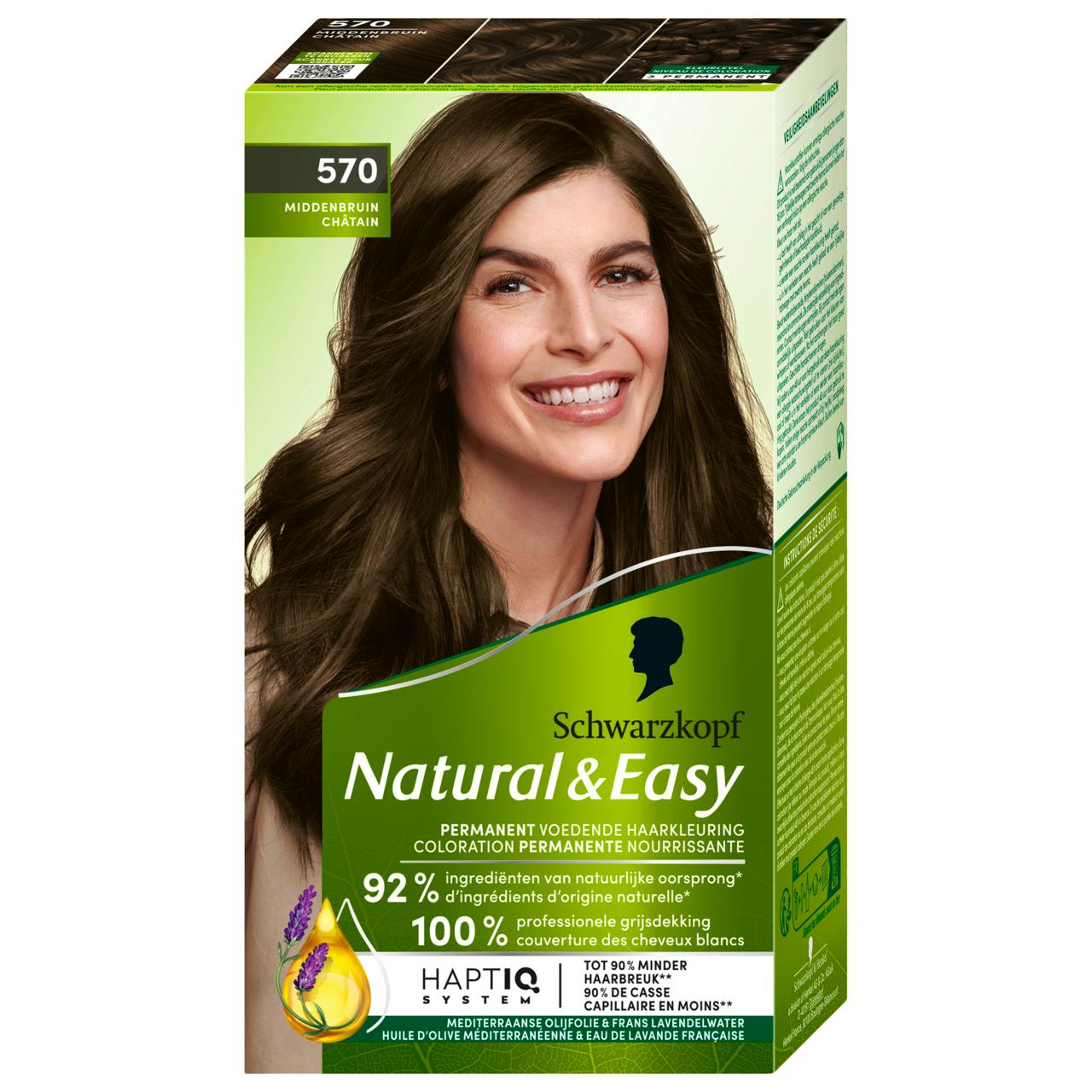 Schwarzkopf Natural & Easy 570 Maron Medium Brown 1 pcs