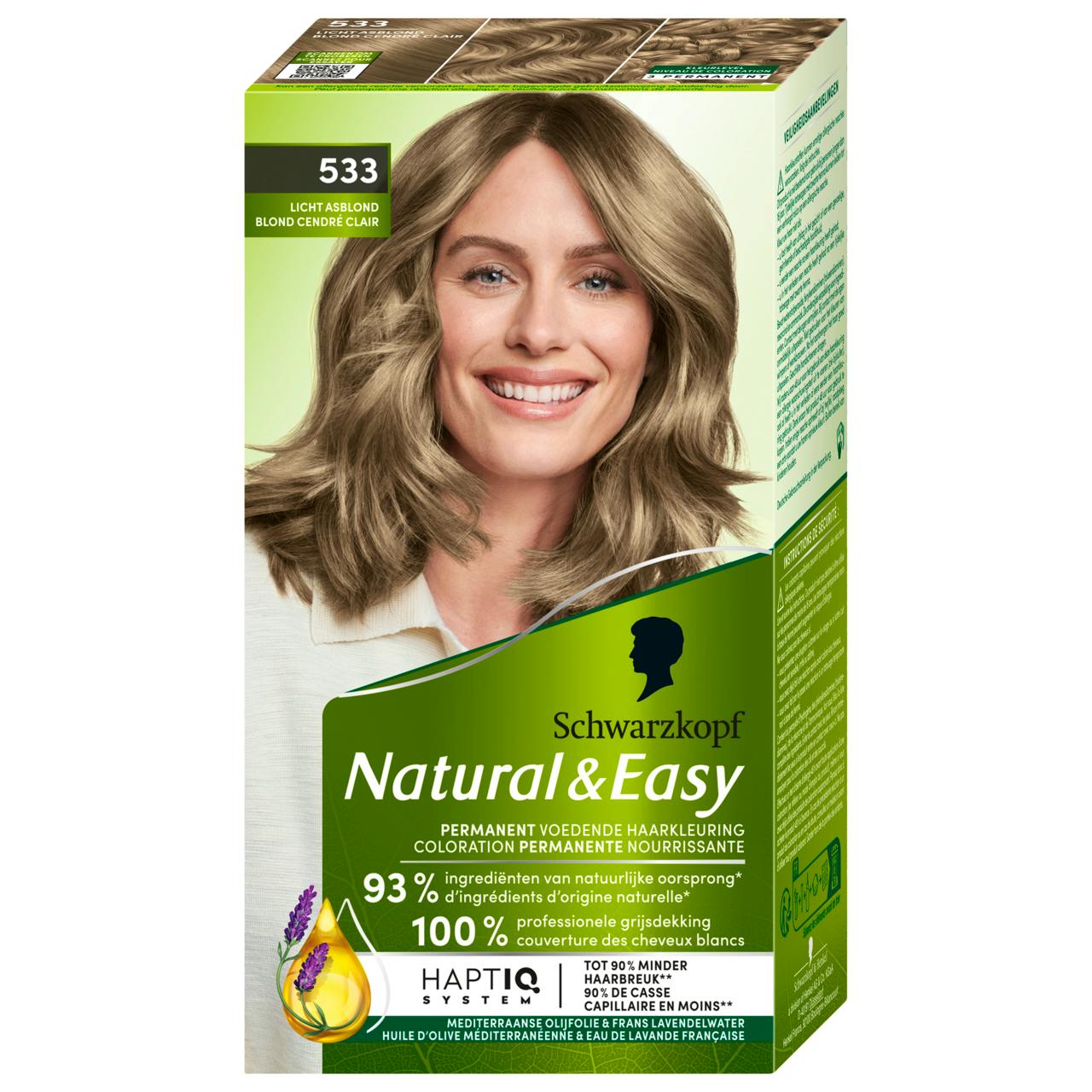 Schwarzkopf Natural & Easy 533 Ash Blonde 1 pcs