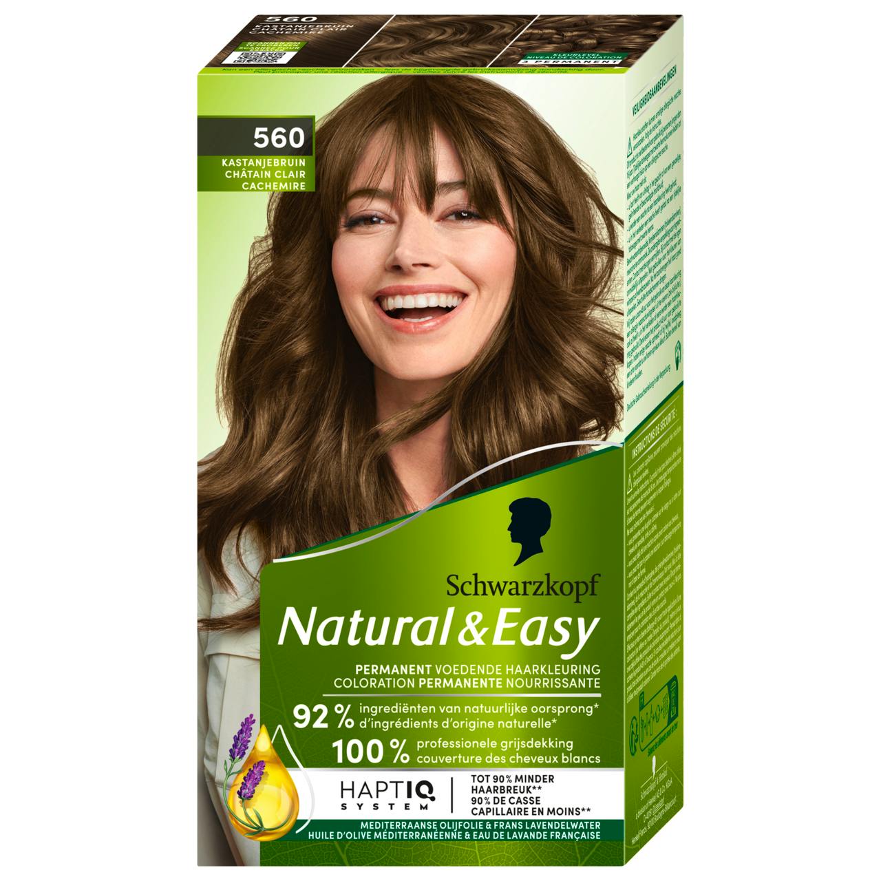 Schwarzkopf Natural & Easy 560 Cashmere Light Brown 1 pcs