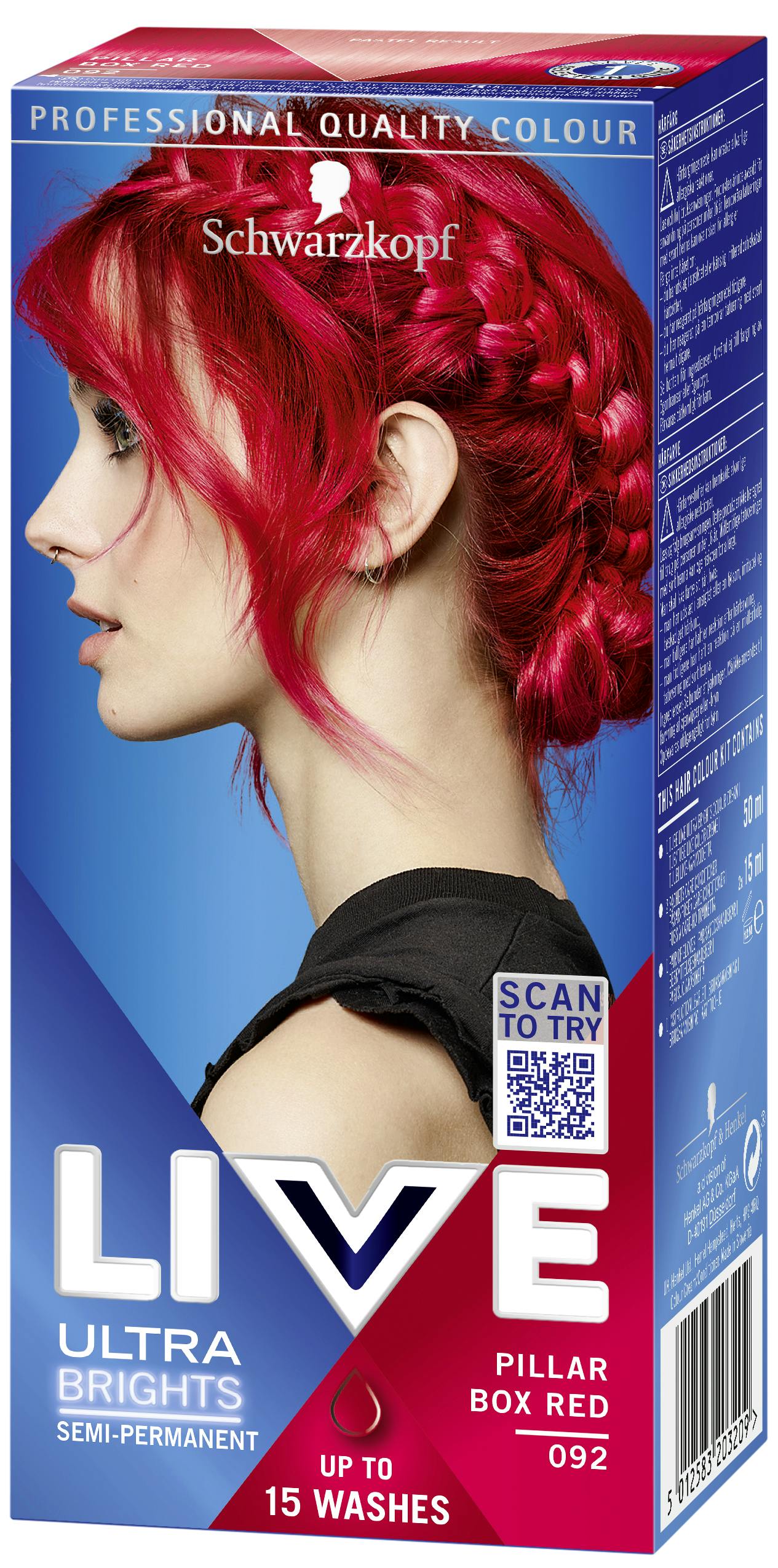 Schwarzkopf Live Ultra Brights 92 Red 1 pcs