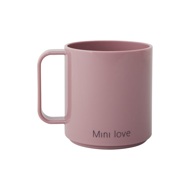 Design Letters Mini Love Cup Met Handvat Ash Rose 175 ml