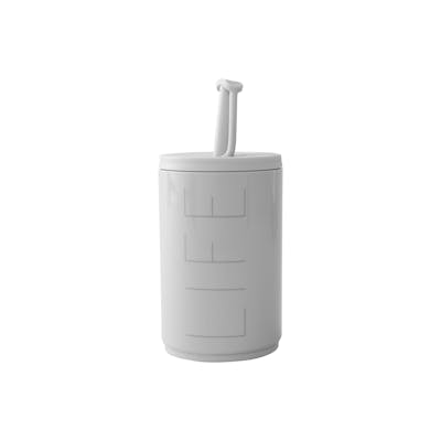 Design Letters Travel Cup With Straw Cool Grey 330 ml