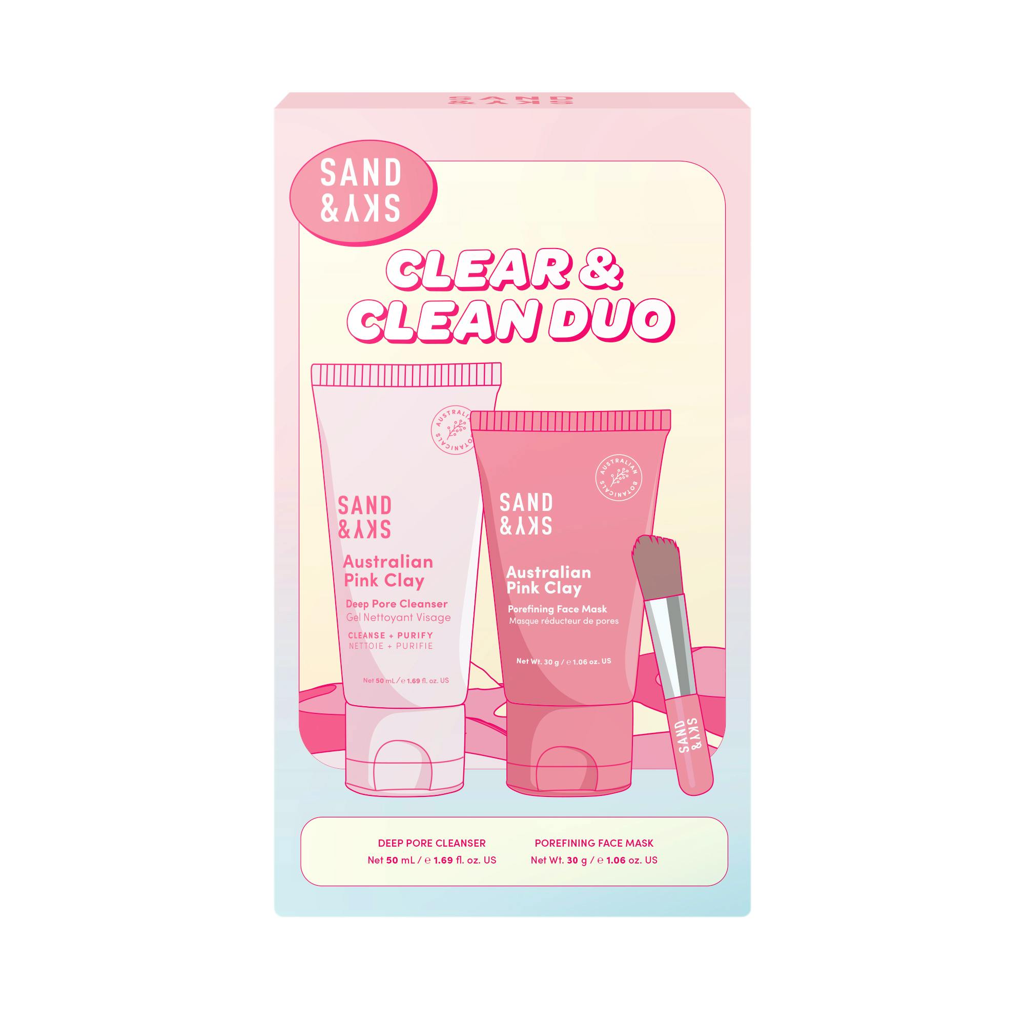 Sand & Sky Clear & Clean Duo 30 g + 50 ml