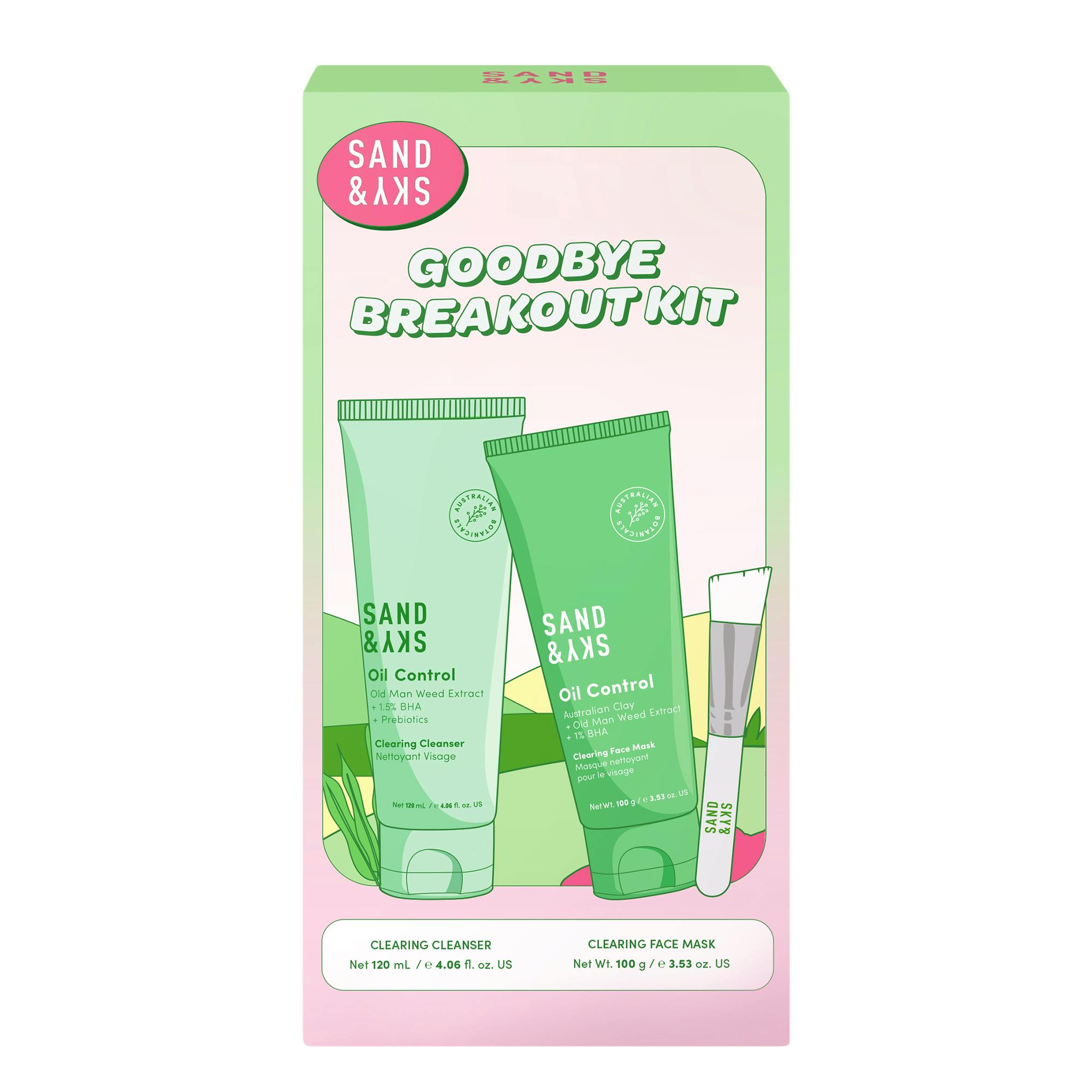 Sand & Sky Goodbye breakout kit 100 g + 120 ml
