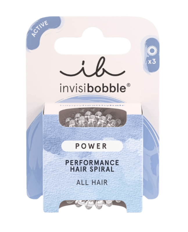 Invisibobble Hårelastikker Extra Strong Power Crystal Clear 3 stk