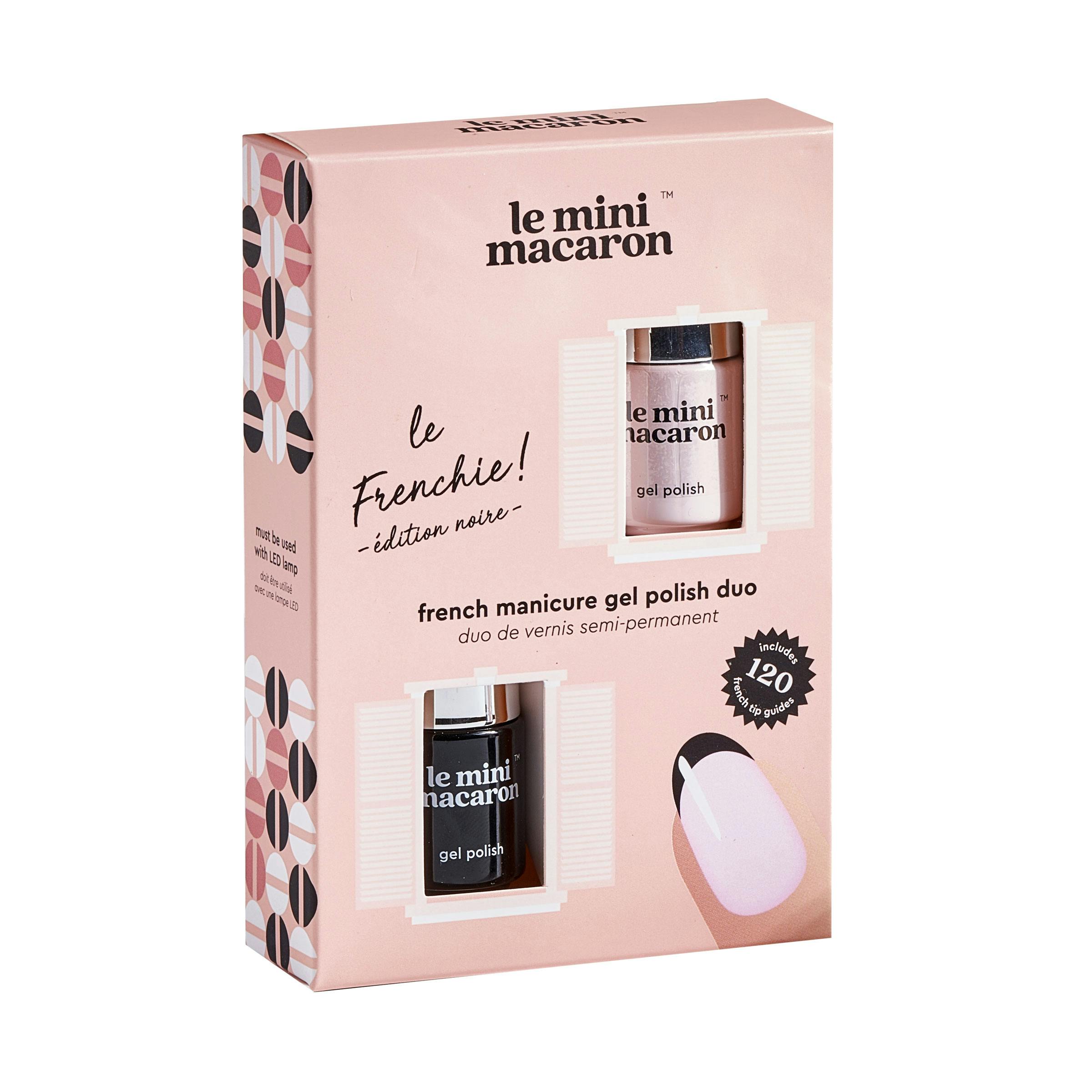 Mini Macaron French Manicure Kit Frenchie Noire Edition