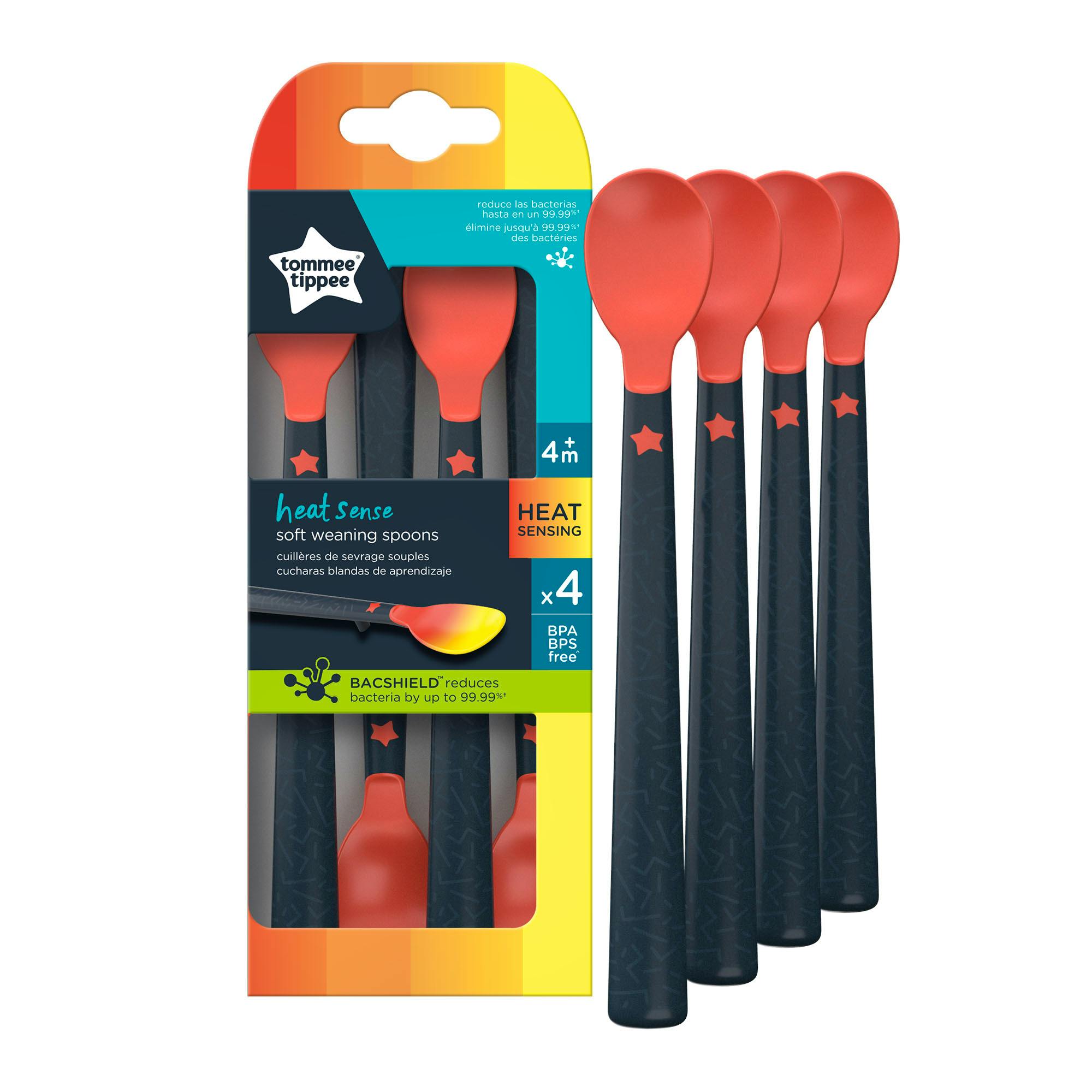 Tommee Tippee Heat Sense Weaning Spoons 4 st