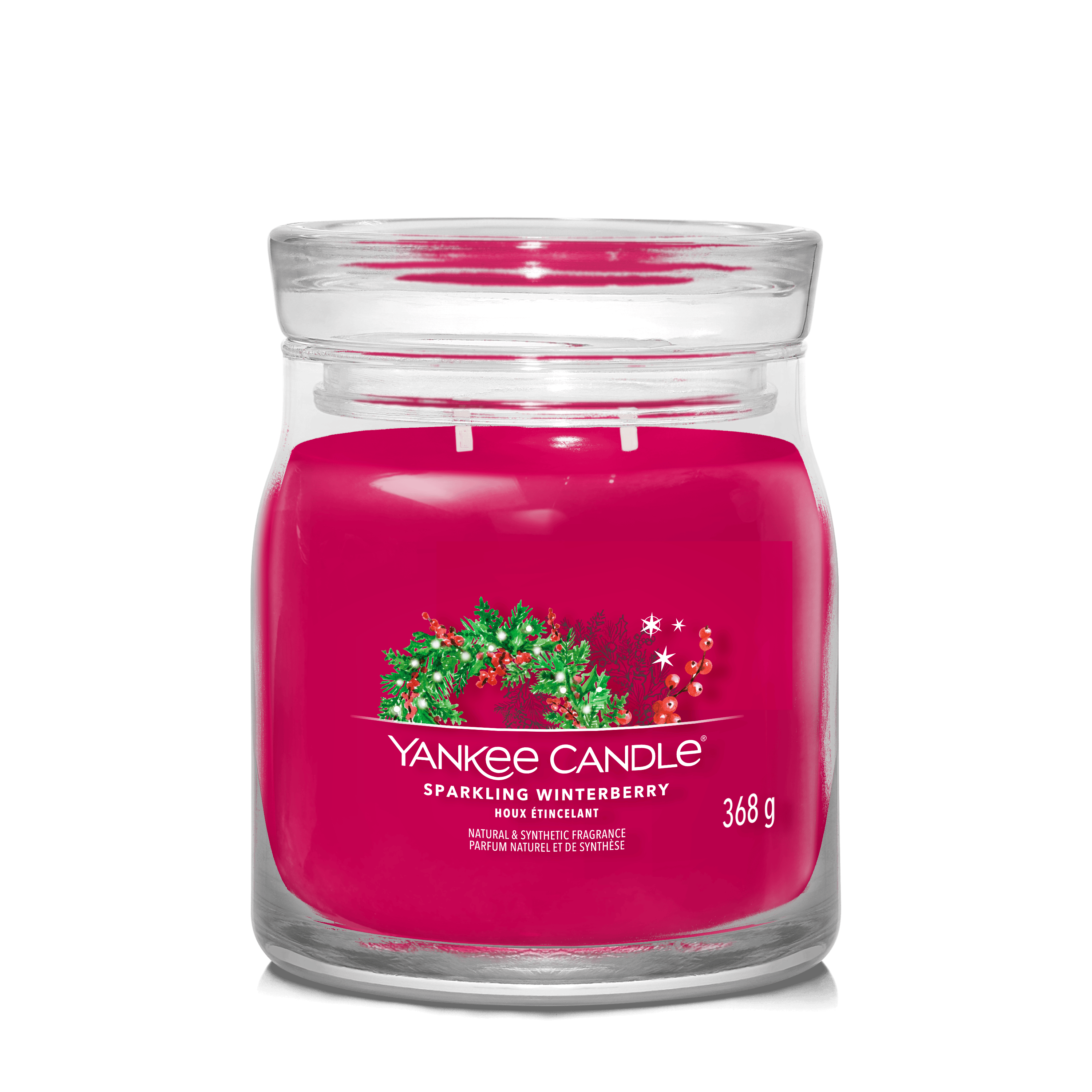 Yankee Candle Signature Medium Candle Sparkling Winterberry 368 g