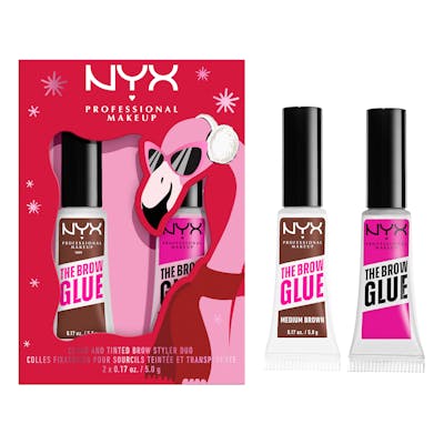 NYX The Brow Glue Duo Gift Box 2 stk